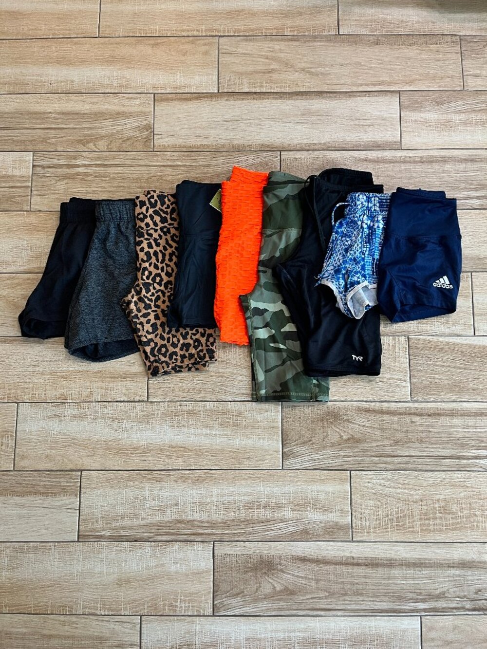 Womens Bundle of 9 Athletic Shorts - S